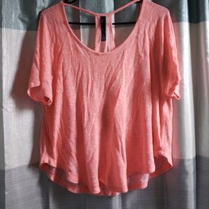 Loose Orange Athleisure Top
